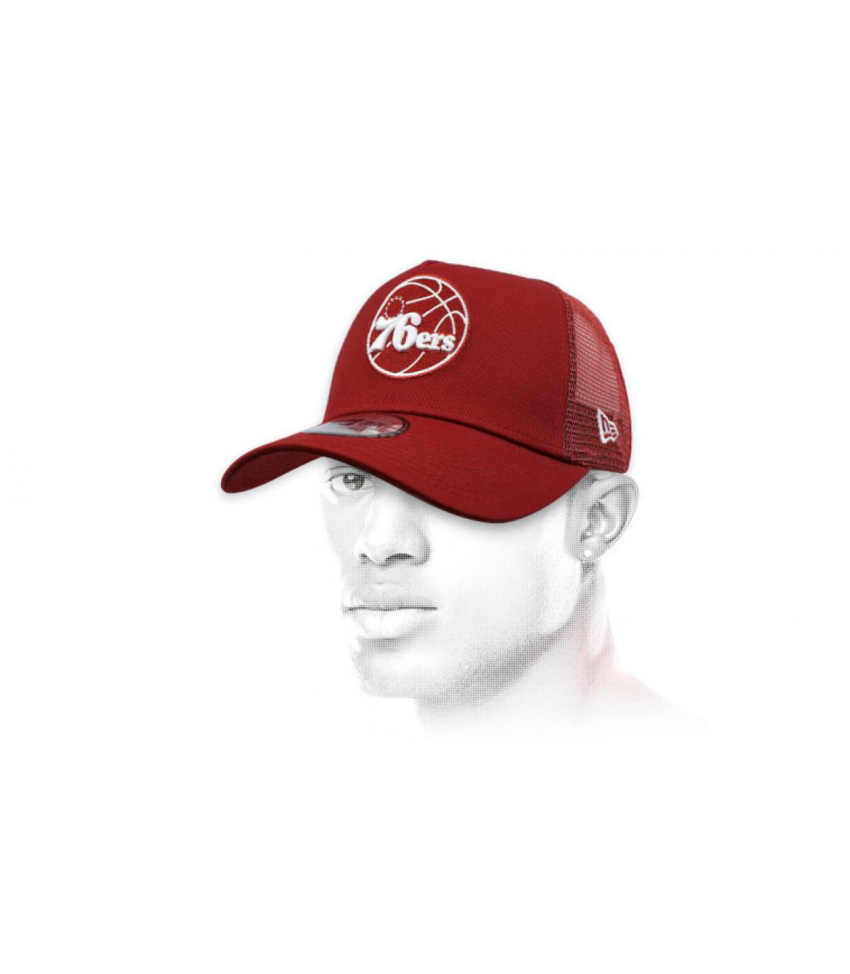 Trucker rot 76ers Trucker NBA Ess 76ERS red Trucker rot 76ers Trucker NBA Ess 76ERS red